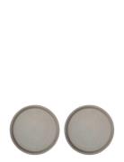 Yuka Dinner Plate Pack Of 2 Home Tableware Plates Dinner Plates Grey O...