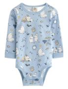 Body Moomin Langærmet Body Blue Lindex