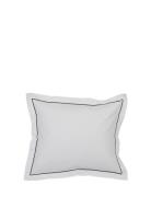 Hotel Percale White/Blue Pillowcase Home Textiles Bedtextiles Pillow C...