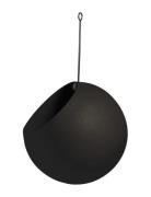 Globe Hanging Flowerpot Home Decoration Flower Pots Black AYTM