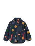 Nolan Pile Jacket Outerwear Fleece Outerwear Fleece Jackets Navy Liewo...
