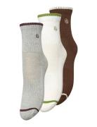 Rose Cotta Sock 3 Pack Lingerie Socks Regular Socks Multi/patterned Be...