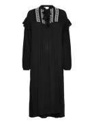 Keysanna Dress Knælang Kjole Black Noella