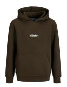 Jjesoho Sweat Hood Noos Jnr Tops Sweatshirts & Hoodies Hoodies Brown J...