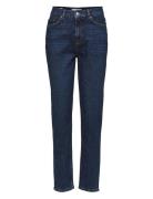 Slfamy Hw Slim Row Blue Jeans U Bottoms Jeans Slim Blue Selected