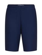 Slhloose-Plisse Shorts Ex Bottoms Shorts Chinos Shorts Navy Selected
