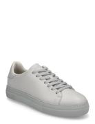 Slhdavid Chunky Leather Sneaker Noos Low-top Sneakers Grey Selected
