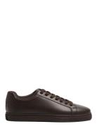 Slhevan Leather Sneaker Noos Low-top Sneakers Brown Selected