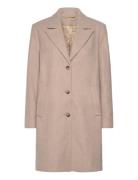 Slfnew Alma Wool Coat Noos Outerwear Coats Winter Coats Beige Selected