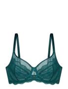 Hayden Wired Bra Lingerie Bras & Tops Wired Bras Green Dorina