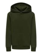 Osjceres Hoodie Swt Noos Tops Sweatshirts & Hoodies Hoodies Khaki Gree...
