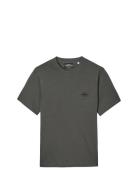 Cotton Jersey Frode Logo Tee Fav Tops T-Kortærmet Skjorte Grey Mads Nø...