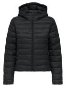 Onltahia Lw Quilted Hood Jkt Noos Otw Quiltet Jakke Black ONLY