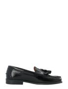 Biapop Fringe Tassel Loafer Nappalak Shoes Flat Loafers Black Bianco