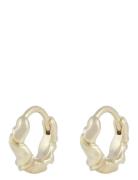 Wave Small Ring Ear Accessories Jewellery Earrings Hoops Gold SNÖ Of S...