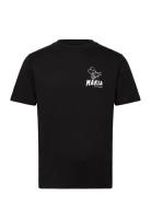 Lingon T-Shirt Tops T-Kortærmet Skjorte Black Makia