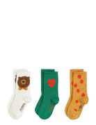 Bear 3-Pack Socks Socks & Tights Socks Multi/patterned Mini Rodini