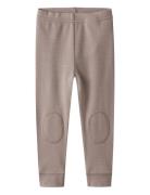 Nmfwillitus Wool Legging Bottoms Leggings Brown Name It