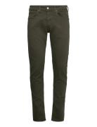 Grover Trousers Straight Bottoms Trousers Casual Green Replay