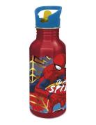 Spiderman Alu Flaske Sipper, 545 Ml Home Meal Time Red Euromic