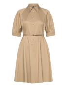 Delaurena Kort Kjole Beige BOSS