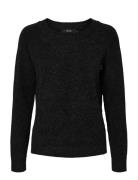 Vmmdoffy Ls O-Neck Blouse Ga Noos Tops Knitwear Jumpers Black Vero Mod...