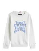 Athletic Varsity Sweatshirt Tops Sweatshirts & Hoodies Sweatshirts Gre...