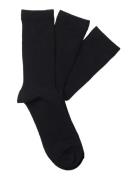 Slfrose 3-Pack Sock Noos Lingerie Socks Regular Socks Black Selected