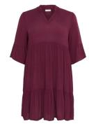 Kcmariana Ami Dress Kort Kjole Red Kaffe Curve