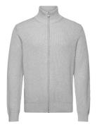 Alexis Full Zip Cardigan Tops Knitwear Full Zip Jumpers Grey J. Lindeb...