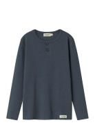 Tee Ls Tops T-shirts Long-sleeved T-Skjorte Blue MarMar Copenhagen