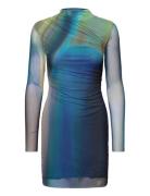 Shira Kort Kjole Blue Desigual