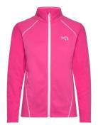 Kari F/Z Fleece Sport Sweatshirts & Hoodies Fleeces & Midlayers Pink K...