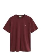 Reg Shield Ss T-Shirt Tops T-Kortærmet Skjorte Multi/patterned GANT