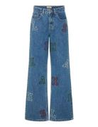 Kogjuicy Hw Wide Leg College Jeans Dnm Bottoms Jeans Wide Jeans Blue K...