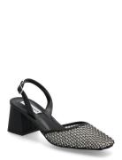 Network Shoes Sling Backs Heeled Slingbacks Black Steve Madden