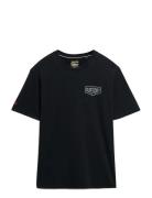 Work Tab Loose Tee Tops T-Kortærmet Skjorte Black Superdry
