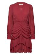 Clelia Kort Kjole Red SUNCOO Paris