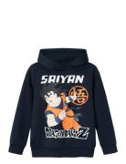 Nkmjam Dragonball Sweat Wh Bru Noos Vde Tops Sweatshirts & Hoodies Hoo...