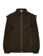 Falll Jacket Ls Tops Sweatshirts & Hoodies Fleeces & Midlayers Khaki G...