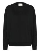 Diegomw Logo Emb. Sweat Tops Sweatshirts & Hoodies Sweatshirts Black M...