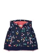 Fleece Jacket Printed Tops Sweatshirts & Hoodies Hoodies Navy Boboli