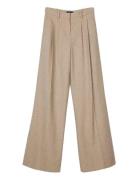 Tailored Wool Blend Wide Pants Bottoms Trousers Chinos Lexington Cloth...
