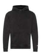 Hooded Sweatshirt Tops Sweatshirts & Hoodies Hoodies Black Champion