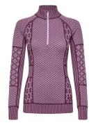 Smekker H/Z Sport Base Layer Tops Purple Kari Traa