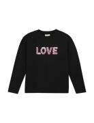 T-Shirt Ls Tops T-shirts Long-sleeved T-Skjorte Black Creamie