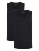 Tank Top 2-Pack Tops T-shirts Sleeveless Black GANT