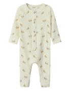 Nbnlavo Emo Ls Slim Suit Lil Pyjamas Sie Jumpsuit Cream Lil'Atelier