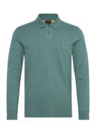 Passerby Tops Polos Long-sleeved Green BOSS