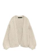 Vmmaybe Ls Open Cardigan Noos Tops Knitwear Cardigans White Vero Moda